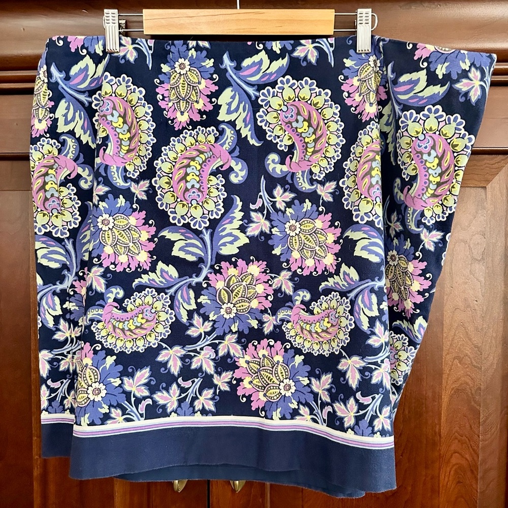 Talbots Navy-based Knee-Length Skirt